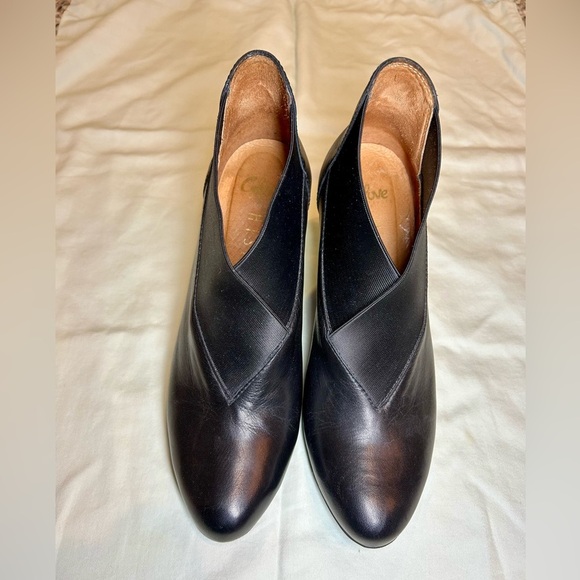 Hispanitas black leather boots size 37 (6.5) Made in Spain - Picture 1 of 7